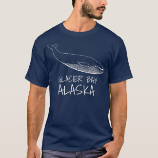 Camiseta Impresión de observación de ballenas GLACIER BAY A