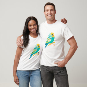 Camiseta Impresión de pájaro de paro de paro de buey de Uni