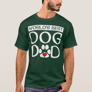 Camiseta Impresión de pata para el mejor dueño de perro del