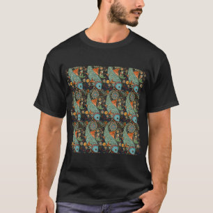 Camiseta Impresión de peces japoneses