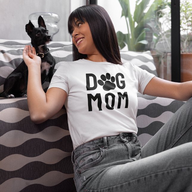 Camiseta Impresión de perro Mom Paw (Subido por el creador)