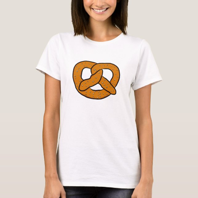 Camiseta Impresión de Personalizado Pretzel de dibujos de a (Anverso)