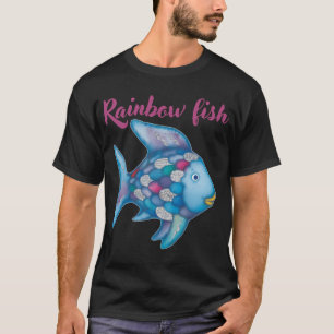 Camiseta Impresión de pez arcoíris para niños y adultos 202