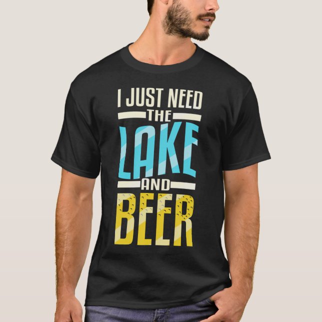 Camiseta Impresión de pez lucio (Anverso)