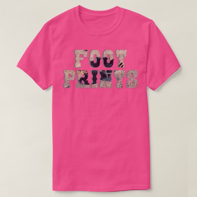 Camiseta Impresión de pie (Diseño del anverso)