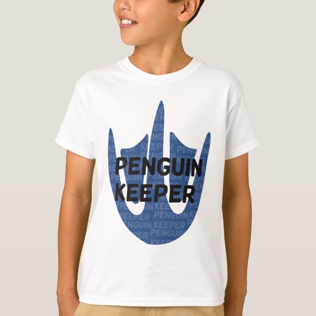 Camiseta Impresión de pie de pinguino (Anverso)