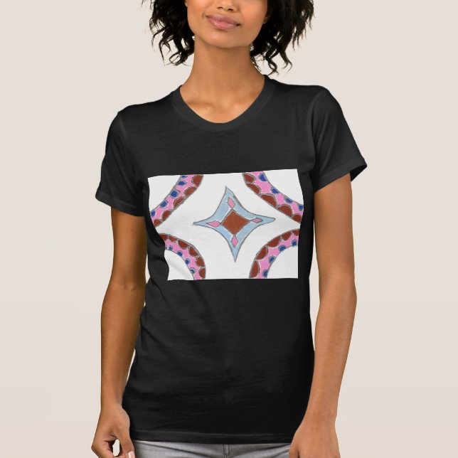 Camiseta Impresión de pintura de aceite de Mandala (Anverso)