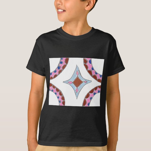Camiseta Impresión de pintura de aceite de Mandala (Anverso)