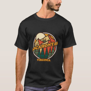 Camiseta Impresión de Pocahontas Virginia Mountain Senking