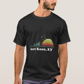 Camiseta Impresión de recuerdo de casa de Vintage Fort Knox