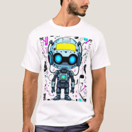 Camiseta Impresión de Robot