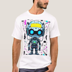 Camiseta Impresión de Robot