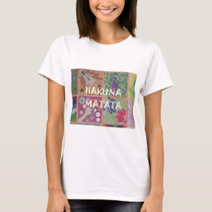 Camiseta Impresión de Rótulo Hakuna Matata