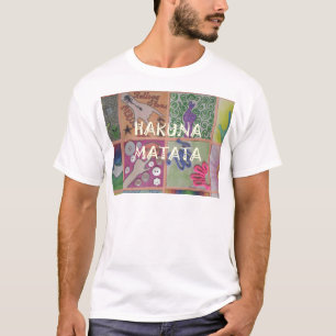 Camiseta Impresión de Rótulo Hakuna Matata