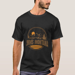 Camiseta Impresión de senderismo en la montaña Simms Montan