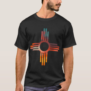 Camiseta Impresión de símbolo Zia de Nuevo México