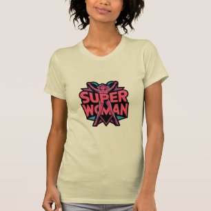 Camiseta impresión de supermujer