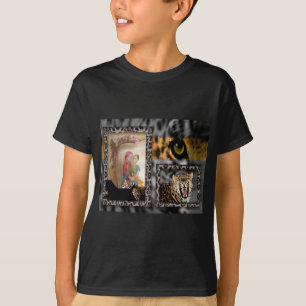 Camiseta Impresión de tigres y parejas de arte