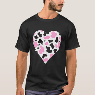Camiseta Impresión de vaca animal en mujeres de la mama con