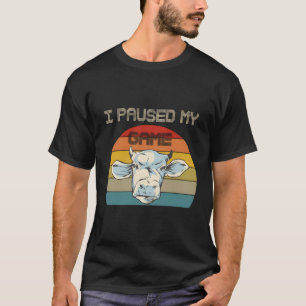 Camiseta Impresión de vaca vaca de vaca de vaca de vaca de 