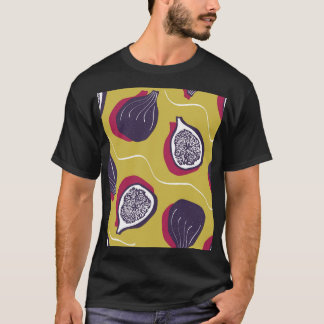Camiseta Impresión de verduras con estilo para higos