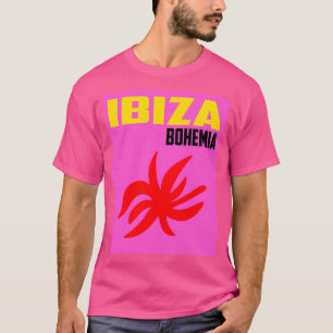 Camiseta Impresión de viaje de bohemia en Ibiza
