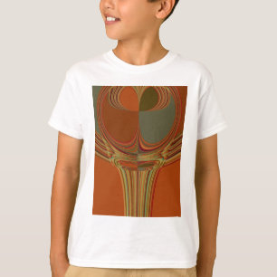 Camiseta Impresión del arte contemporáneo tradicional de la