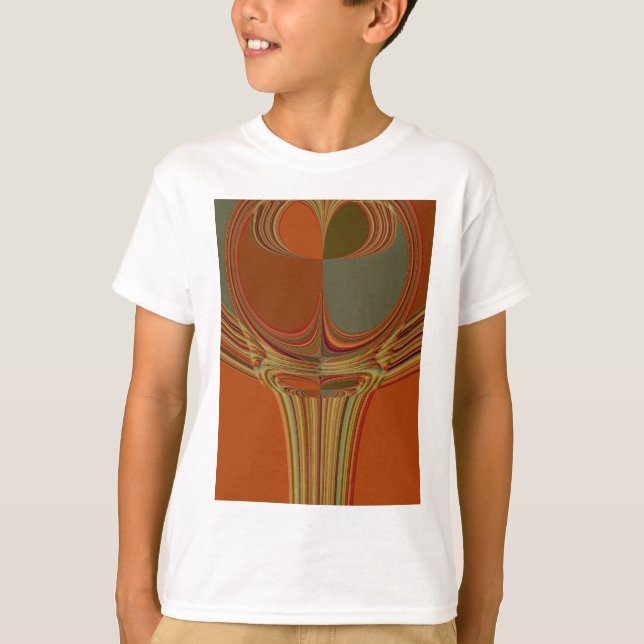 Camiseta Impresión del arte contemporáneo tradicional de la (Anverso)