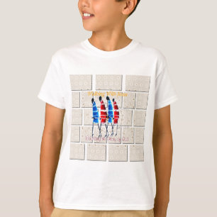 Camiseta Impresión del arte cristiano masái morans