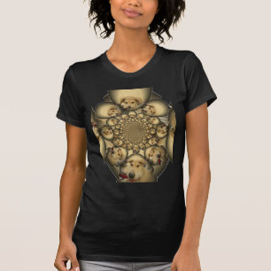 Camiseta Impresión del arte del kaleidoscopio de cobre