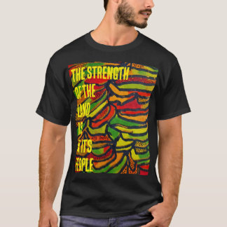 Camiseta Impresión del Congo la fuerza de la tierra