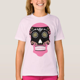 Camiseta Impresión del cráneo Día de los Muertos