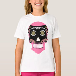 Camiseta Impresión del cráneo Día de los Muertos