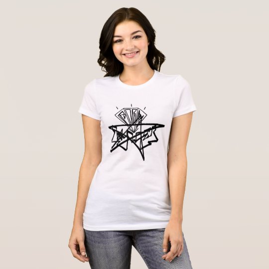 Camiseta Impresión del logotipo de la pintada de