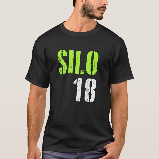 Camiseta Impresión desgastada Silo 18 (Anverso)