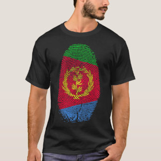 Camiseta Impresión digital de la bandera de Eritrea Está en