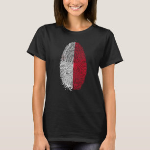 Camiseta Impresión digital de la bandera de Malta Está en m
