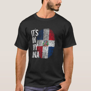 Camiseta Impresión digital del Orgullo Dominicano Está en m