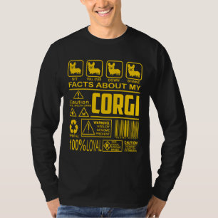 Camiseta Impresión divertida de corgi leal orgánica