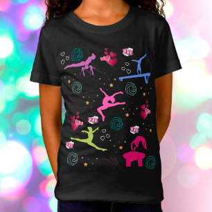 Camiseta Impresión divertida de gimnasia