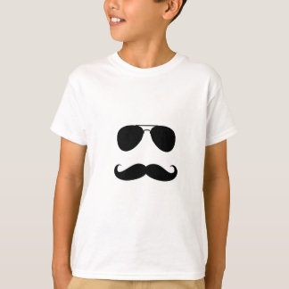 Camiseta Impresión divertida del individuo del bigote