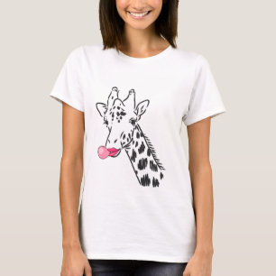 Camiseta Impresión divertida Personalizado Giraffe