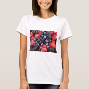 Camiseta Impresión dulce del relevo de la baya