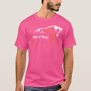 Camiseta Impresión en bicicleta de Alpe D'Huez