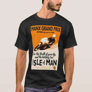 Camiseta Impresión en Carreras de motocicletas del Gran Pre
