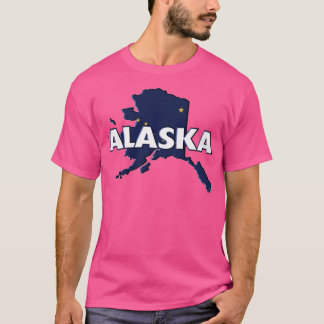 Camiseta Impresión estatal de color alaska TShirt 2