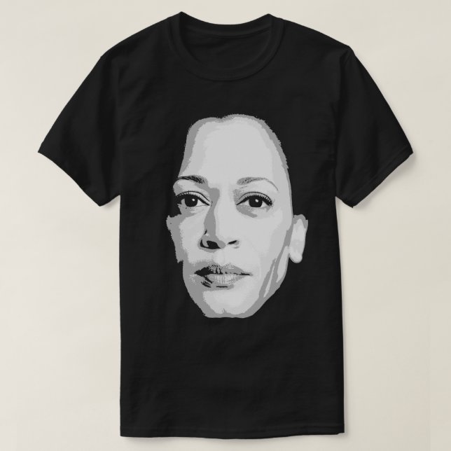 Camiseta Impresión facial Kamala Harris (Diseño del anverso)