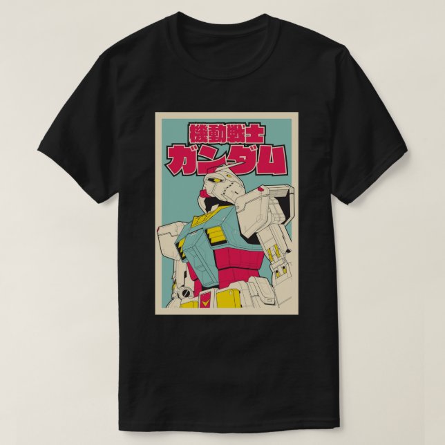 Camiseta Impresión fotográfica RX-78-2 Gundam (Diseño del anverso)