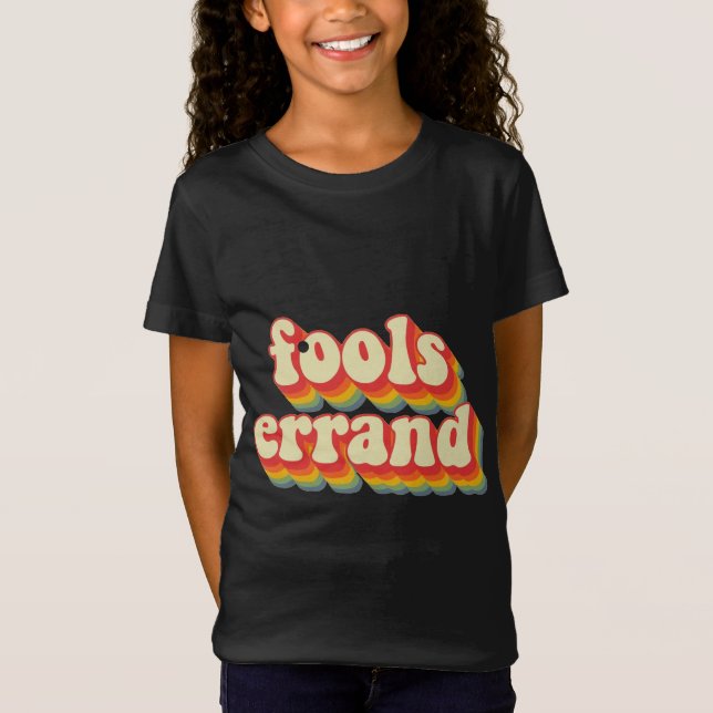 Camiseta Impresión gráfica negrita #2 "Error de tontos" (Anverso)