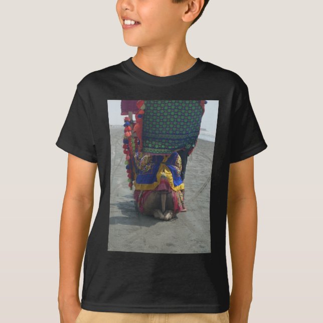 Camiseta Impresión/gráfico de arte capilar caprichoso (Anverso)